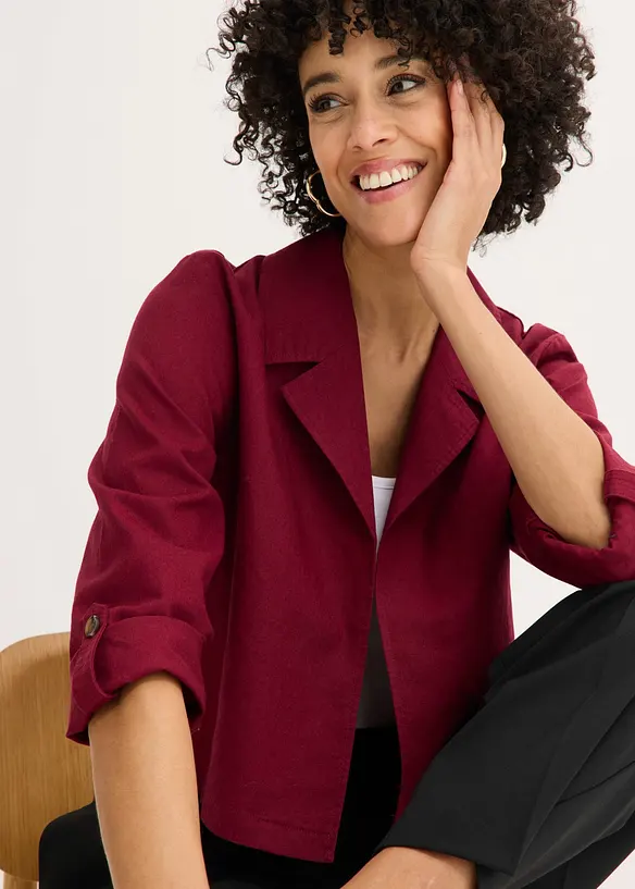 Giacchina in misto lino, bonprix