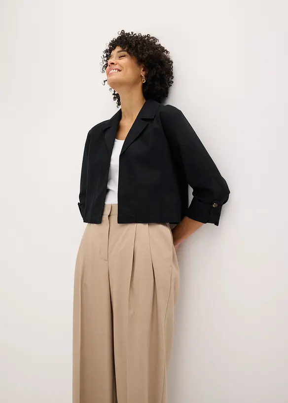 Giacchina in misto lino, bonprix