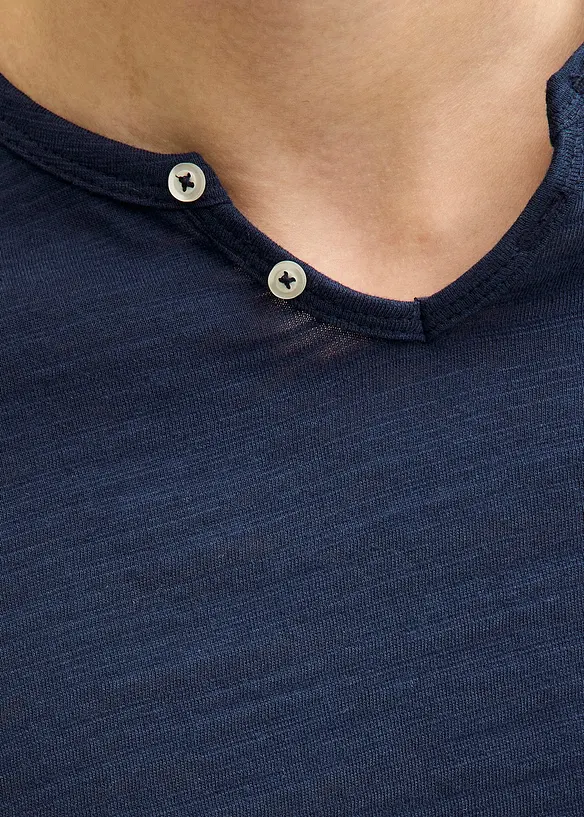 Maglia serafino JJ REBEL in puro cotone, JJ REBEL