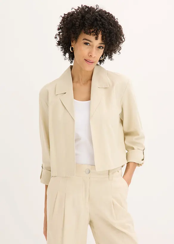 Giacchina in misto lino, bonprix