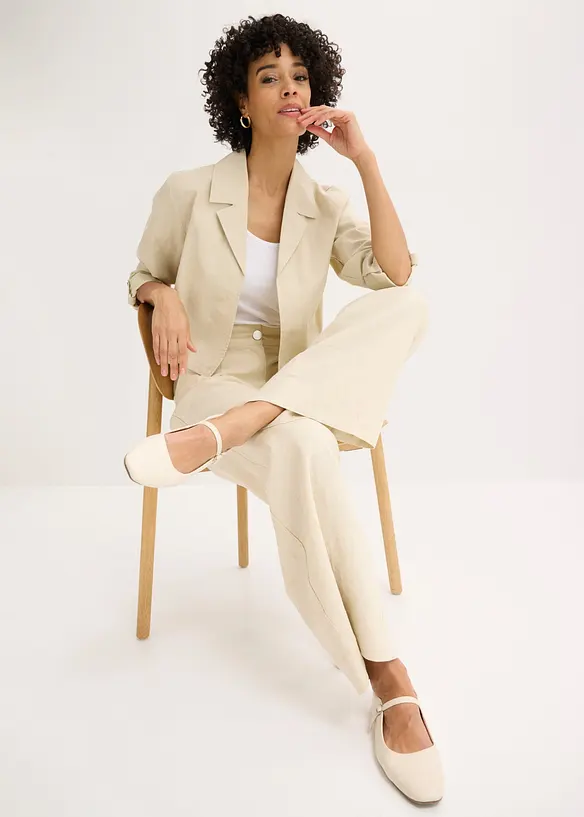 Giacchina in misto lino, bonprix