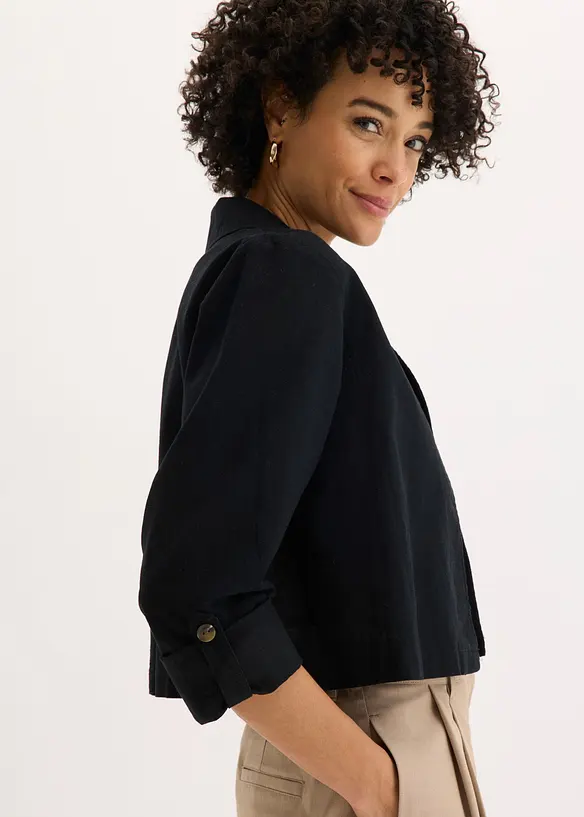 Giacchina in misto lino, bonprix