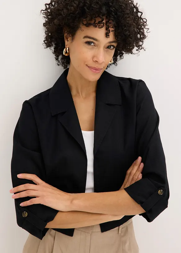 Giacchina in misto lino, bonprix