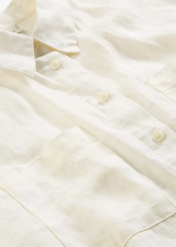 Camicetta a maniche corte in puro lino, bonprix