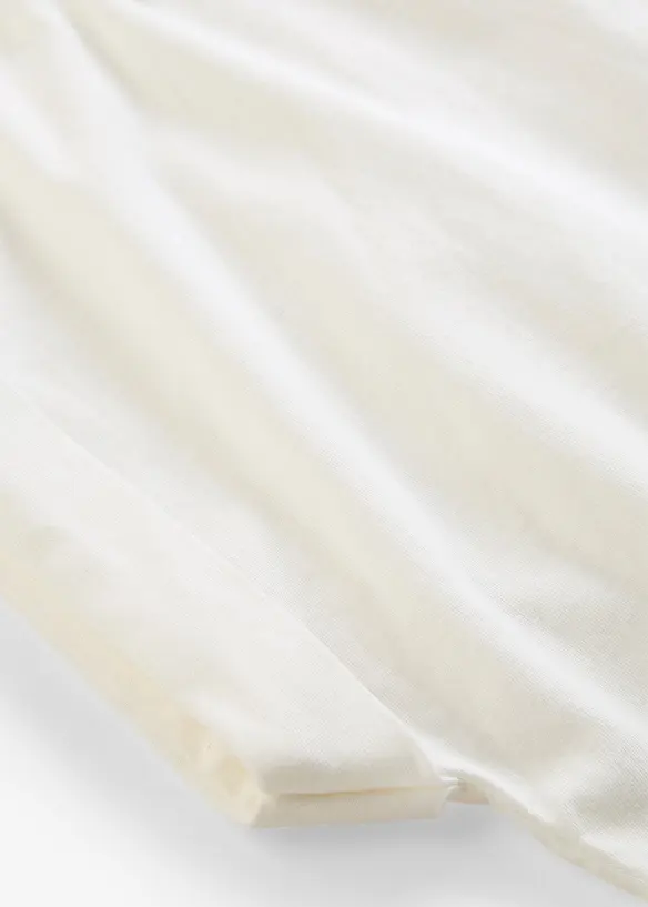 Polo dal taglio ampio con percentuale di seta, bonprix