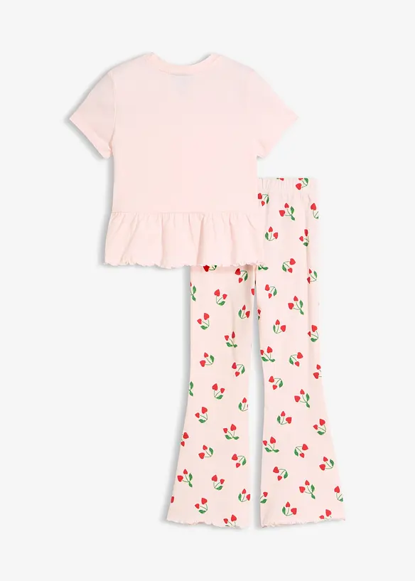 Maglia e leggings svasati (set 2 pezzi), bonprix