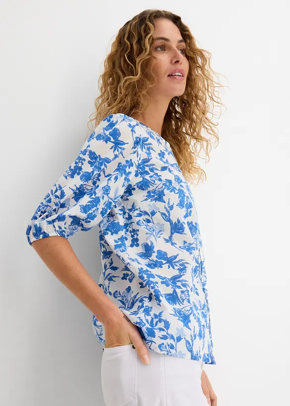 Blusa in puro cotone, bonprix