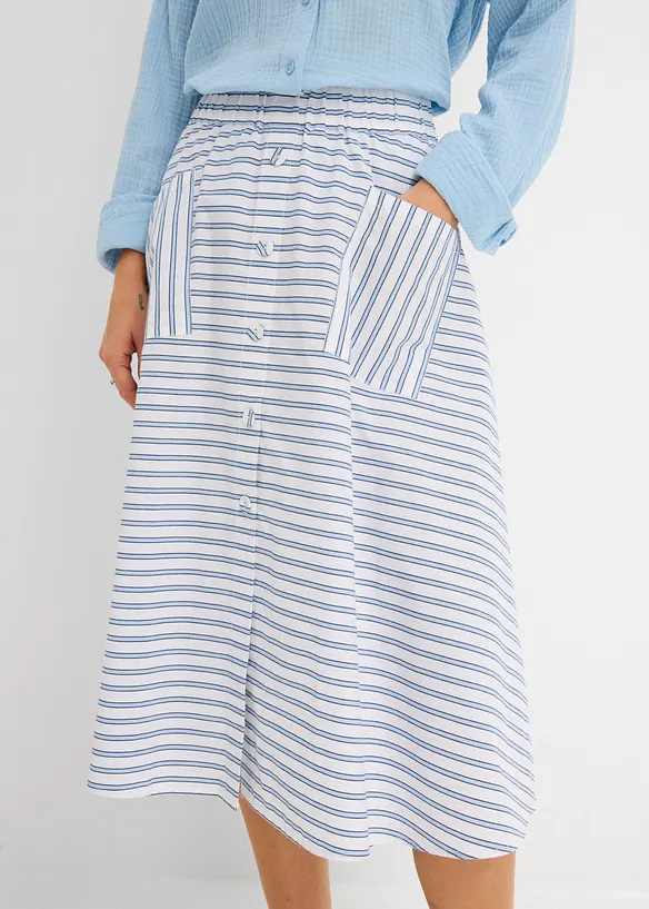 Gonna in puro cotone, bonprix