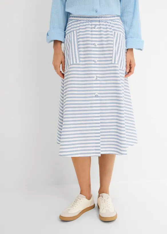 Gonna in puro cotone, bonprix