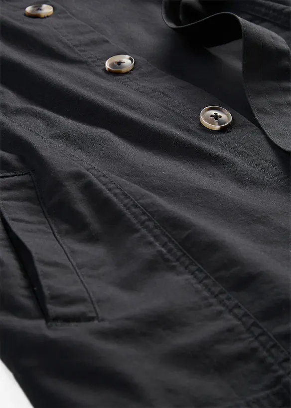 Gilet di cotone con cintura, bonprix