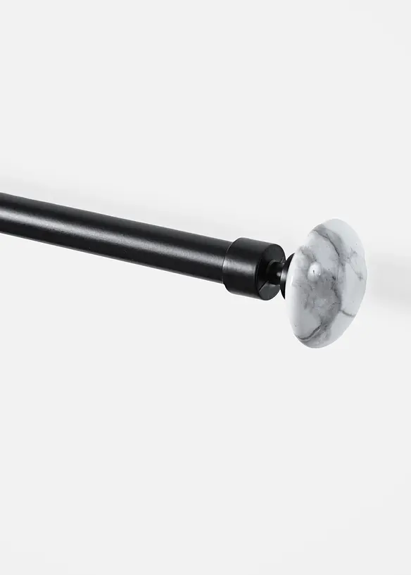Bastone per tenda estensibile con terminale effetto marmo, bonprix