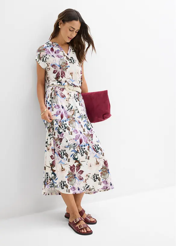 Gonna in viscosa fluente, bonprix