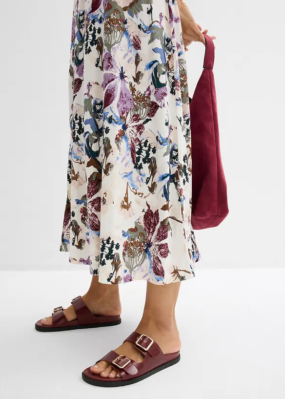 Gonna in viscosa fluente, bonprix