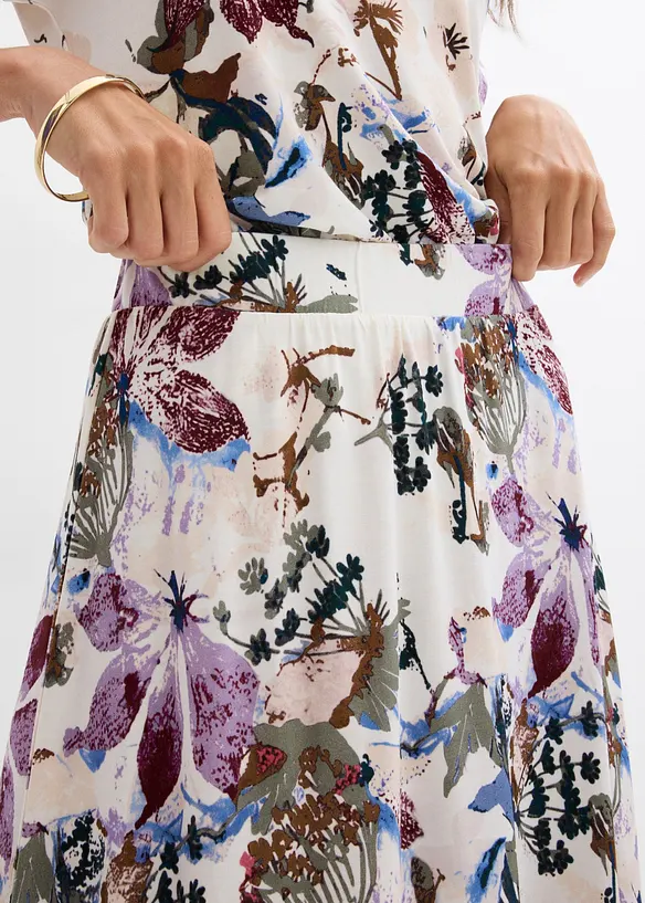 Gonna in viscosa fluente, bonprix