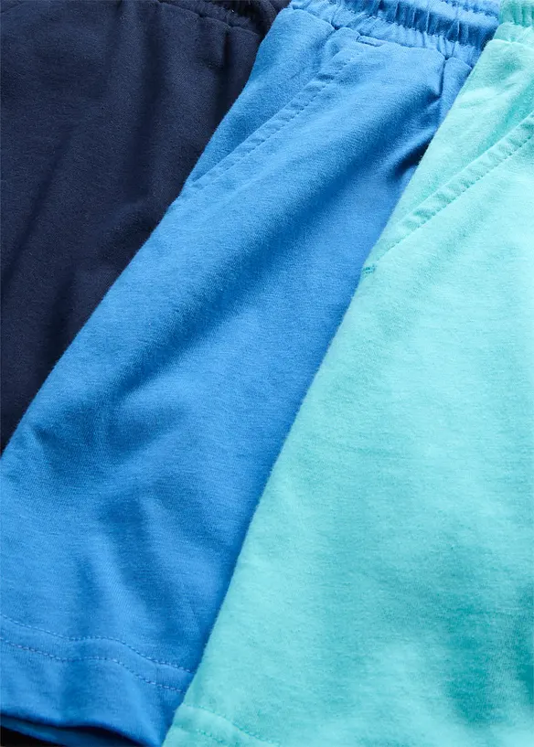 Bermuda in jersey di puro cotone (pacco da 3), bonprix