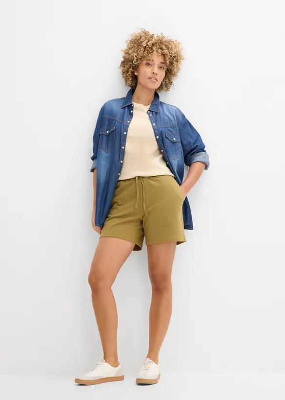 Shorts in felpa, bonprix