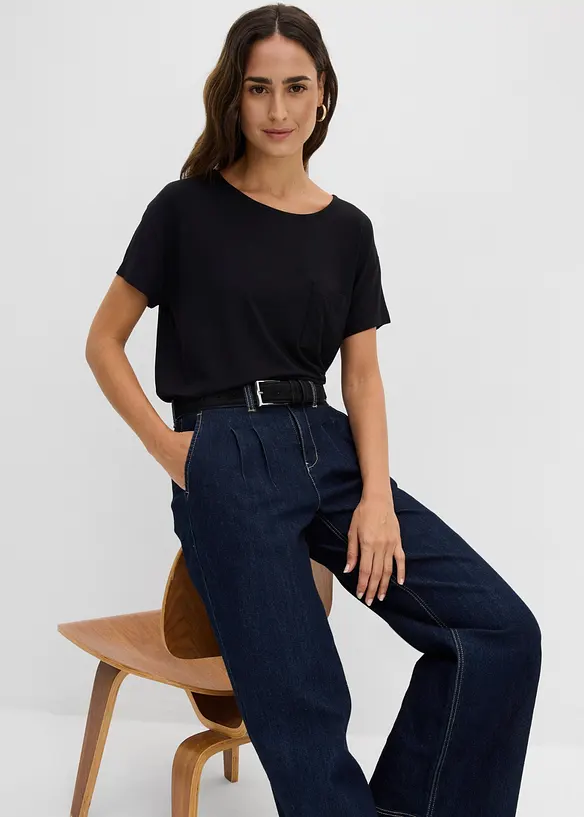 Maglia in misto viscosa morbido, bonprix