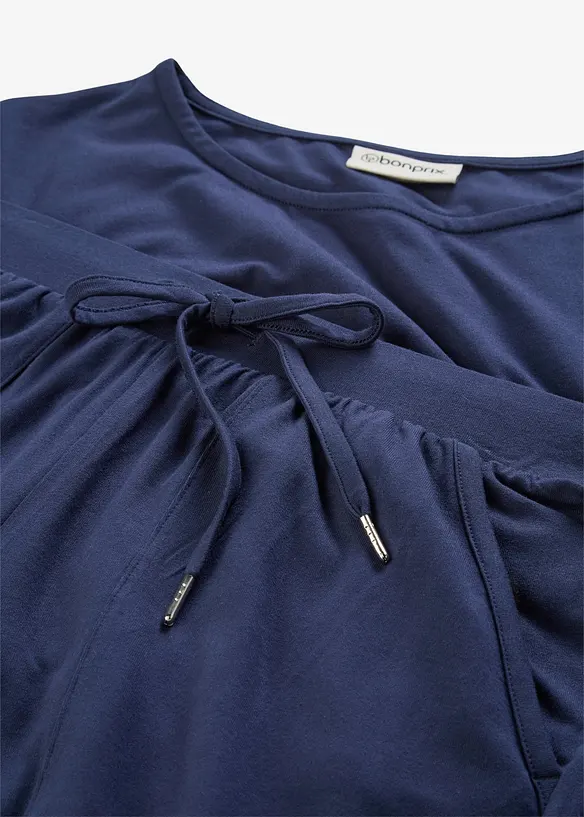 Maglia e shorts in misto viscosa morbido (set 2 pezzi), bonprix