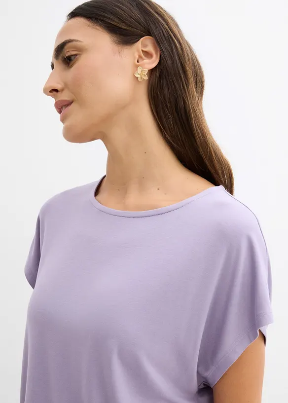 Maglia e shorts in misto viscosa morbido (set 2 pezzi), bonprix