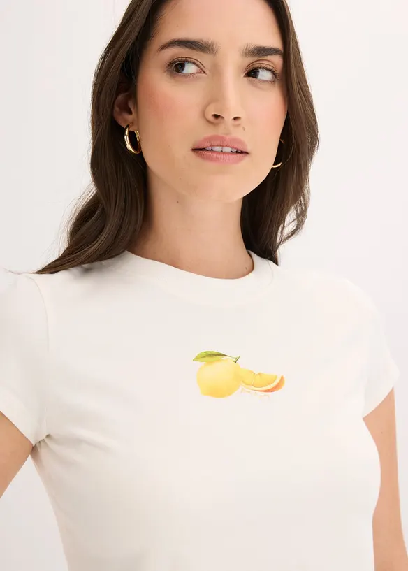 Maglia in cotone elasticizzato, bonprix