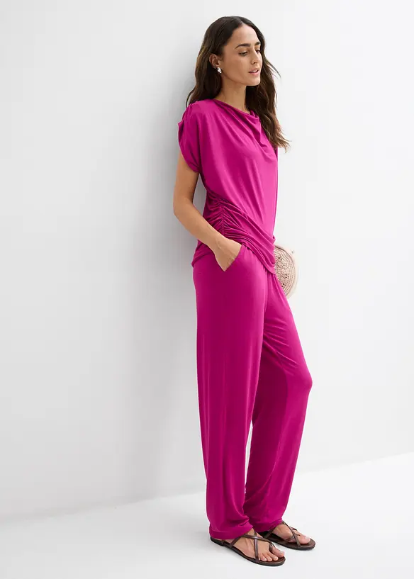 Maglia e pantaloni in misto viscosa  (set 2 pezzi), bonprix