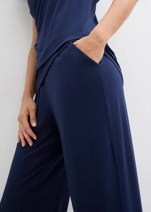 Maglia e pantaloni in misto viscosa  (set 2 pezzi), bonprix