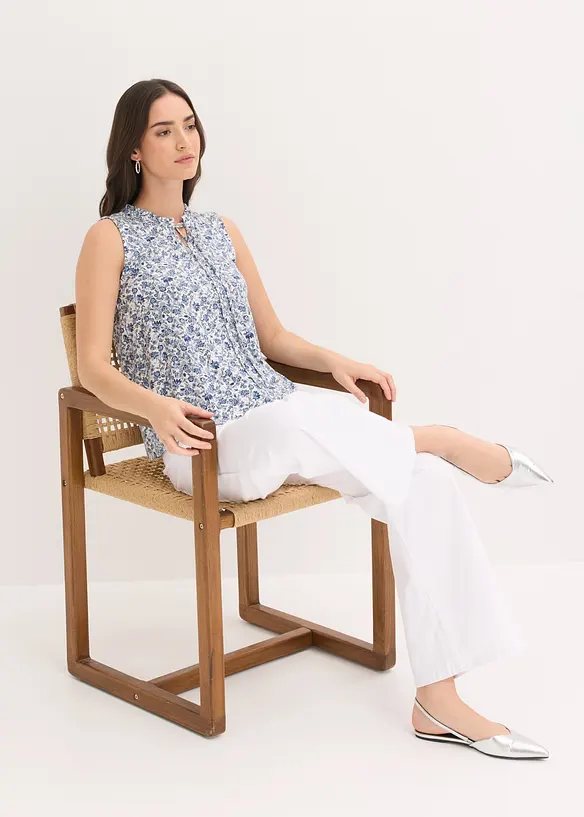 Top in jersey di misto viscosa, bonprix