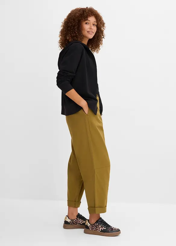 Pantaloni a palloncino in puro cotone, bonprix
