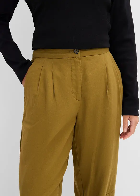 Pantaloni a palloncino in puro cotone, bonprix