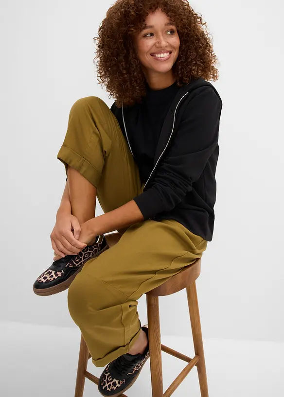 Pantaloni a palloncino in puro cotone, bonprix