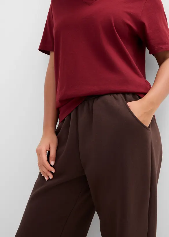 Pantaloni in felpa a palloncino, bonprix