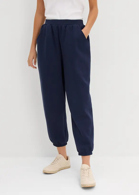 Pantaloni in felpa a palloncino, bonprix