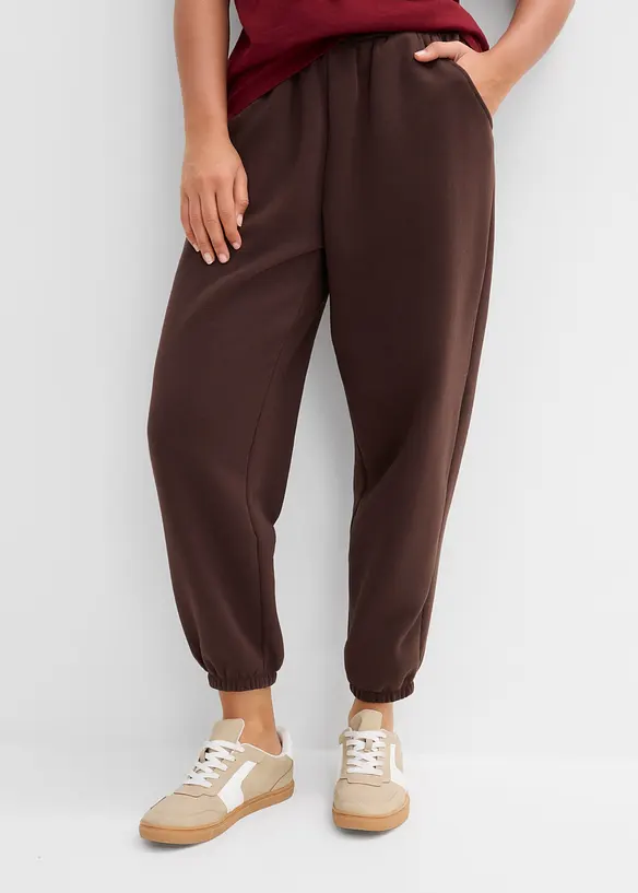 Pantaloni in felpa a palloncino, bonprix