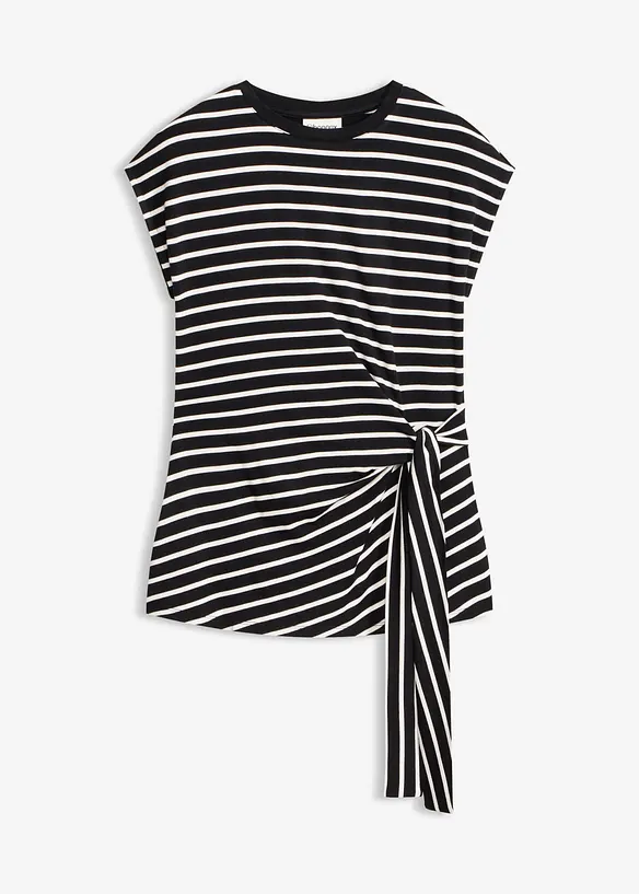 Maglia con drappeggio, bonprix