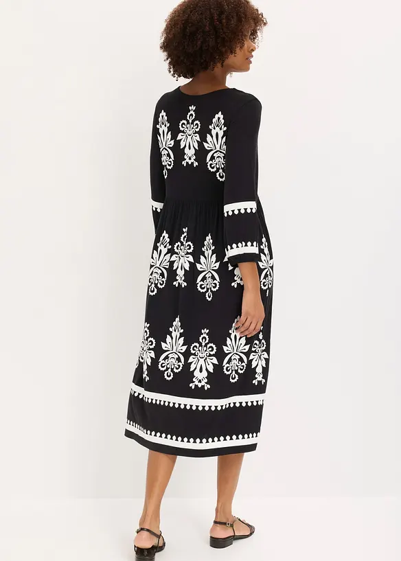 Abito in jersey di misto viscosa morbido, bonprix