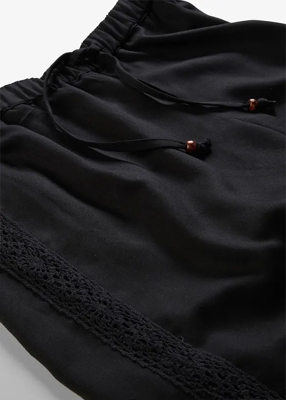 Pantaloni larghi in viscosa fluente, bonprix