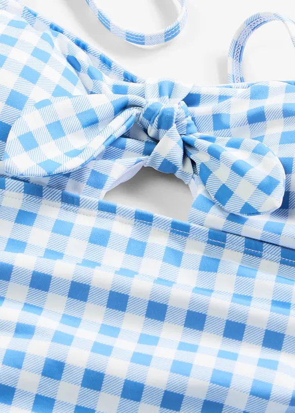 Costume intero a fascia con piccolo fiocco, bonprix
