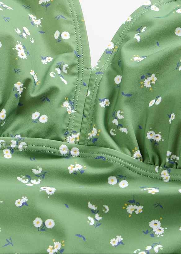 Costume intero con spalline larghe ed effetto modellante leggero, bonprix