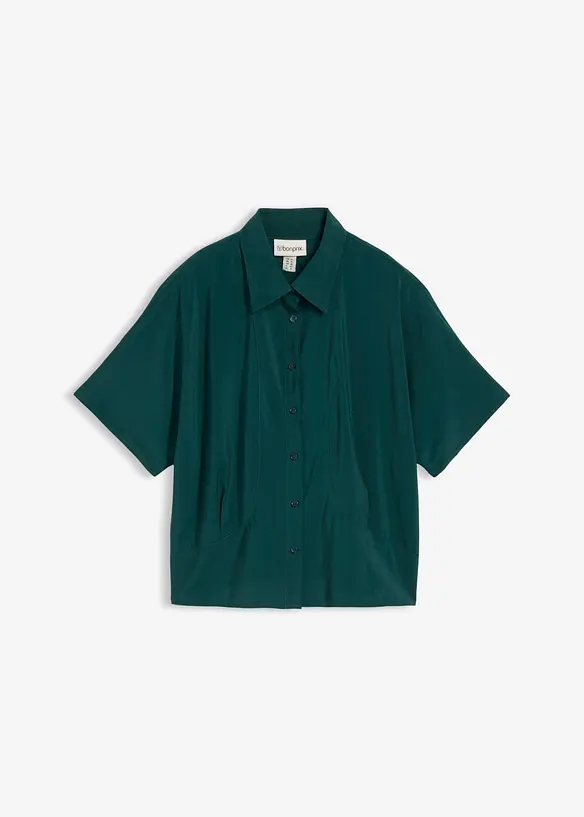 Camicetta in misto viscosa con maniche a pipistrello, bonprix