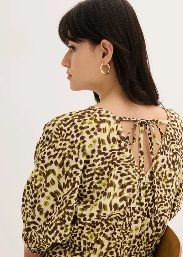 Abito midi in viscosa fluente, bonprix