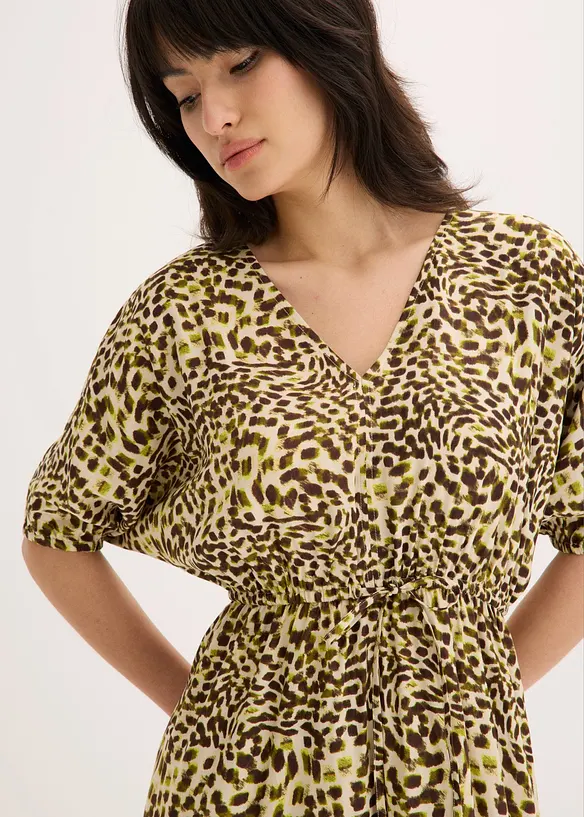 Abito midi in viscosa fluente, bonprix