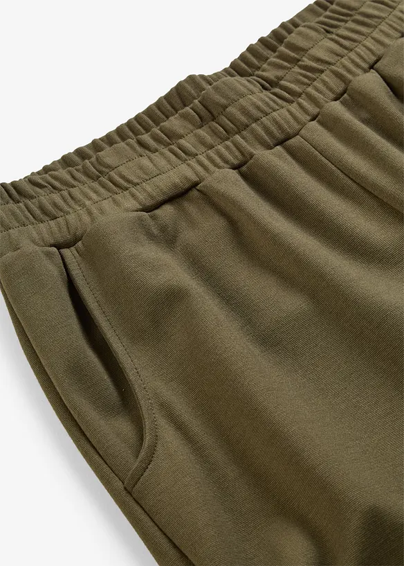 Pantaloni con elastico in vita in misto viscosa, bonprix