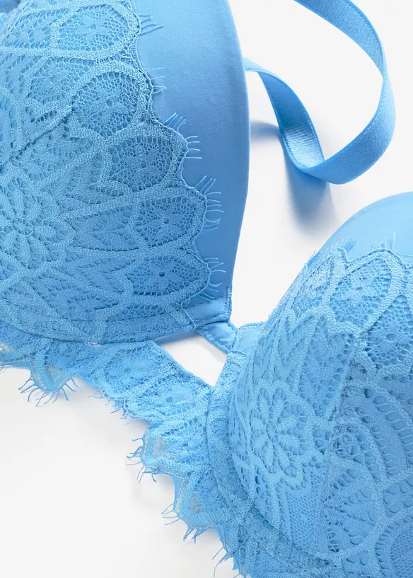 Reggiseno con coppe preformate e pizzo in stile orientale, bonprix