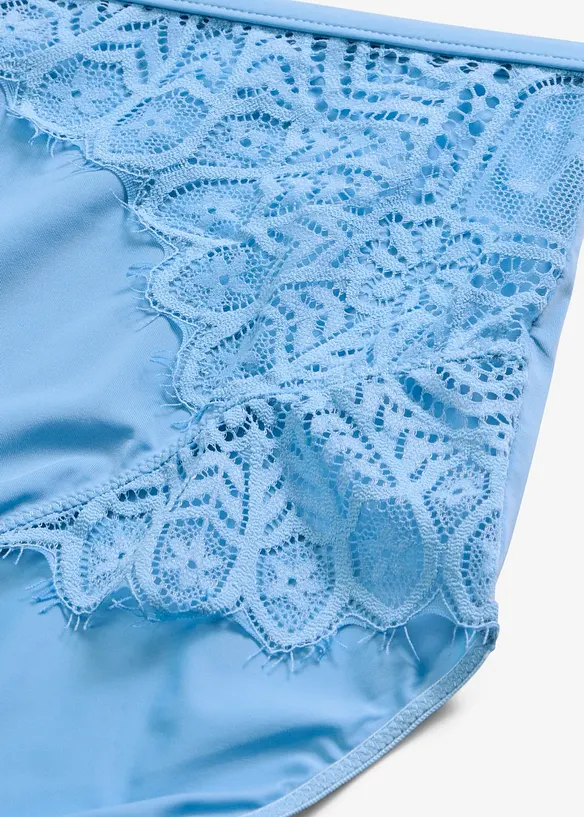 Slip a vita alta con pizzo in stile orientale, bonprix