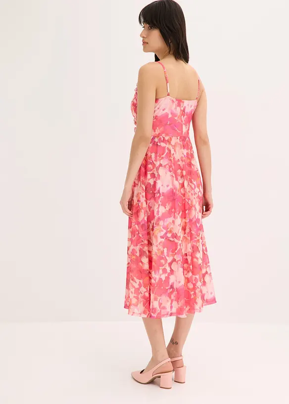 Abito con spalline in mesh morbido, bonprix