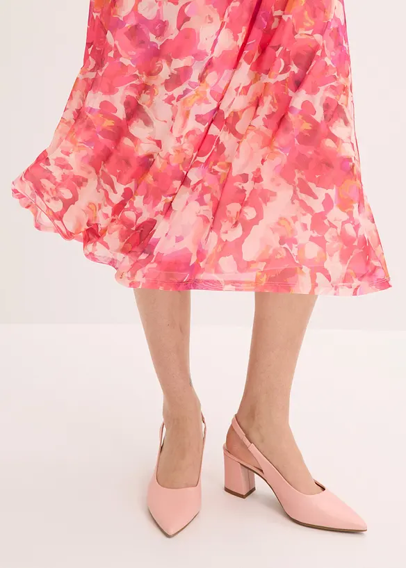 Abito con spalline in mesh morbido, bonprix