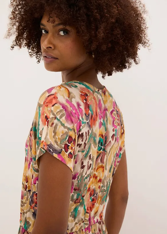 Abito in jersey di misto viscosa morbido, bonprix