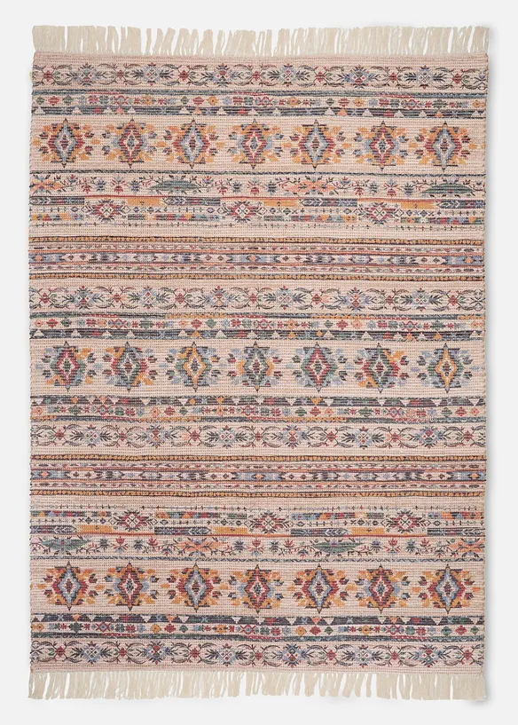 Tappeto kilim con frange e motivo orientale, bonprix