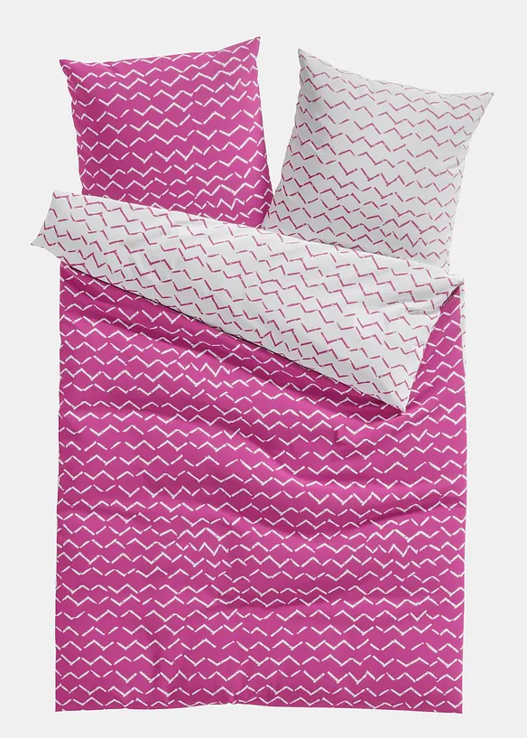 Biancheria da letto double-face in misto cotone, bonprix