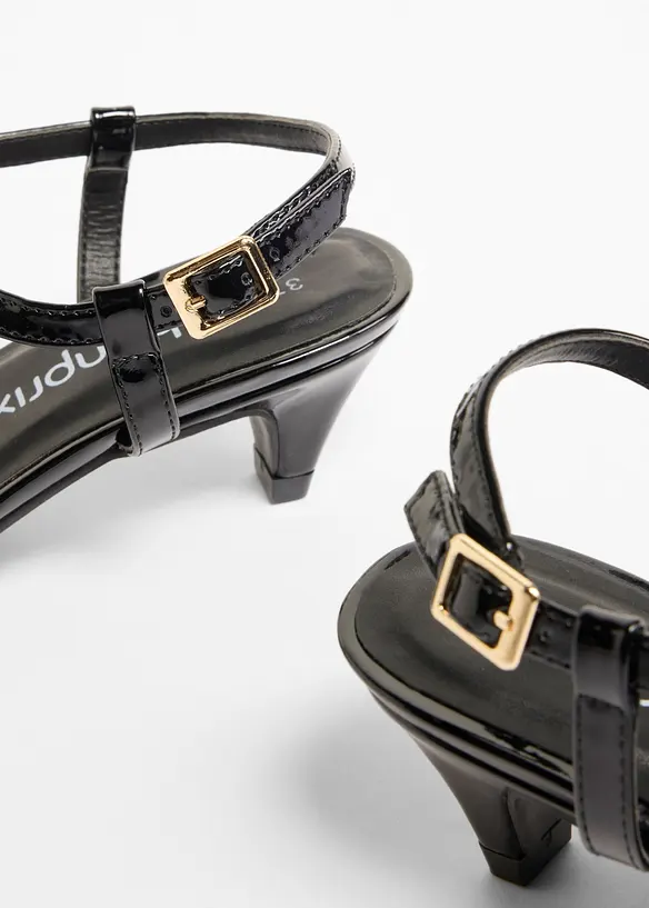 D&eacute;collet&eacute; verniciate con cinturino, bonprix